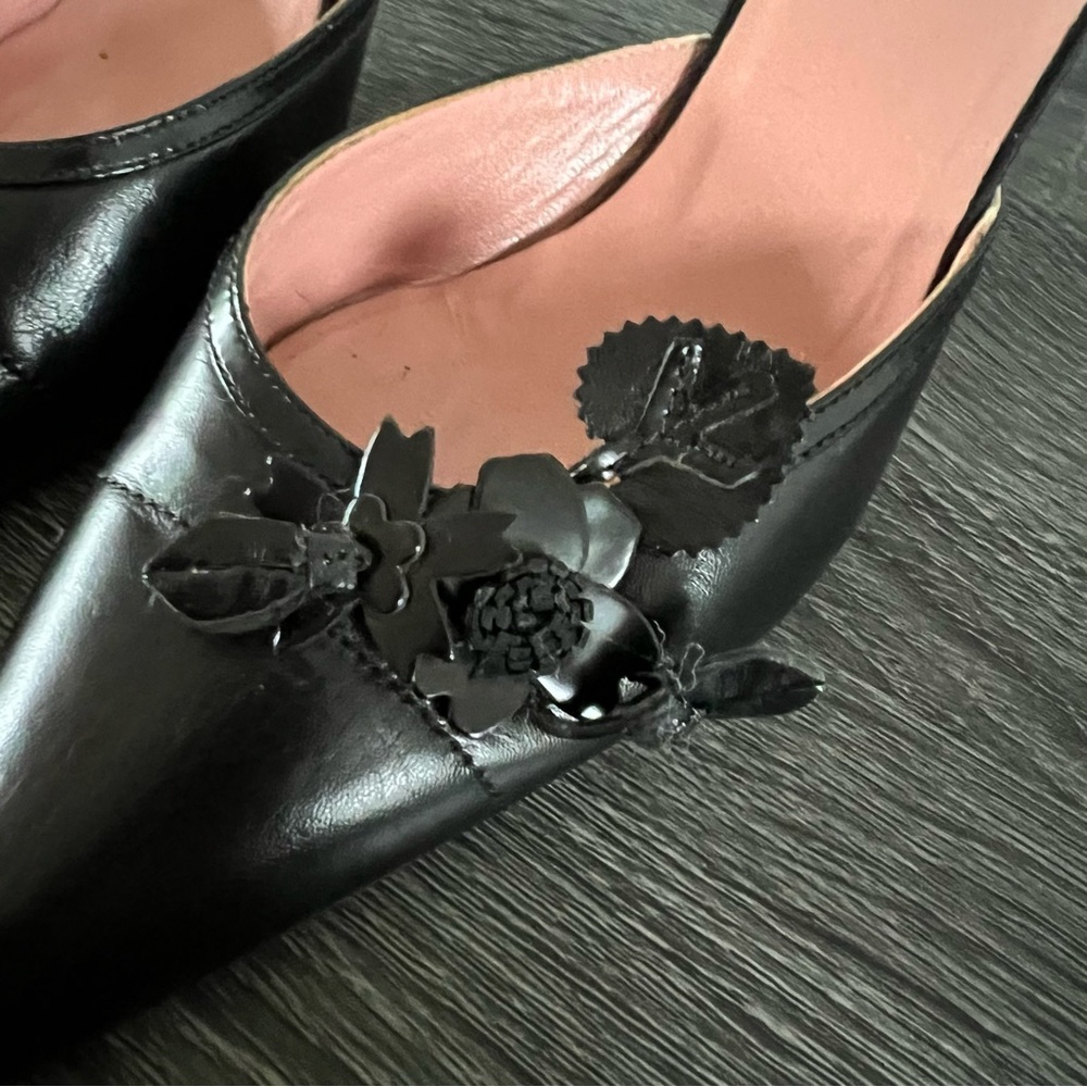 Prada Kitten Heel Mules size 34.5 - Picture 4 of 12